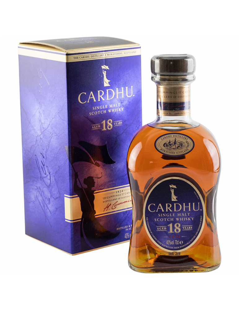 Achat de Whisky Cardhu 18 ans 70cl vendu en Etui sur notre site -  Odyssee-vins