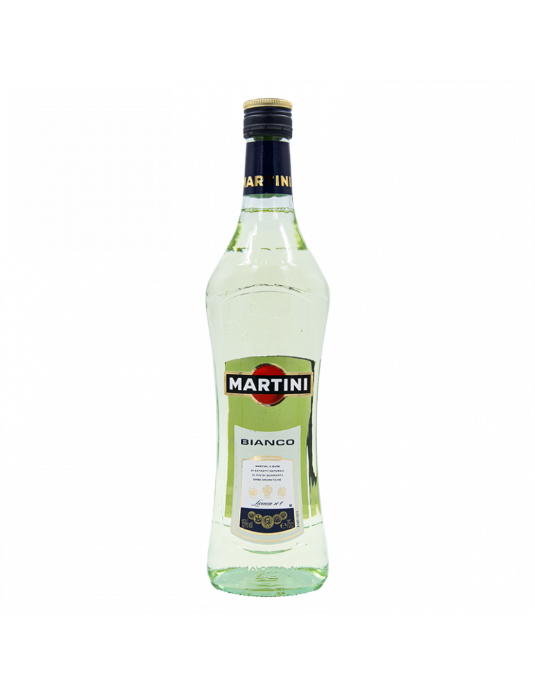 Martini Bianco, apéritif à base de vin - La bouteille de 1L